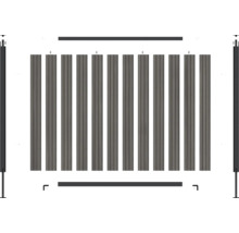 Zaunelemente und Zubehör für den Garten