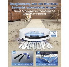 Saugroboter mit hoher Saugkraft und Antihaarverhedderungssystem