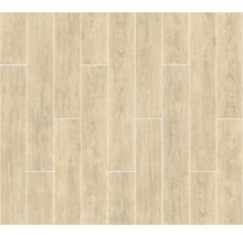 Verlegung aus Bodenfliesen in Holzoptik