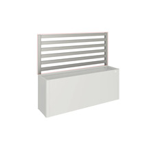 Radiateur blanc avec porte-serviettes