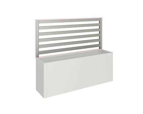 Radiateur blanc avec porte-serviettes