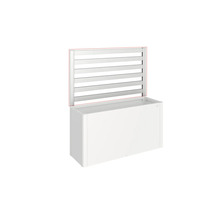 Jardinière avec treillis