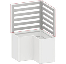 Jardinière surélevée avec treillis en plastique