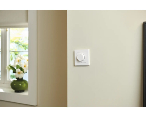 Wandansicht mit einem Lichtdimmer