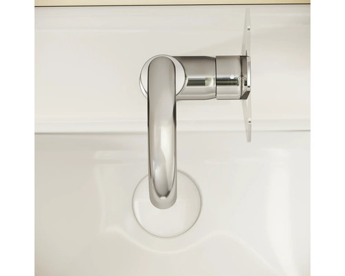 Verchromter Haltegriff für das Badezimmer