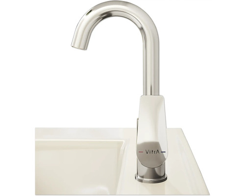 Vitra Logo an einer Armatur