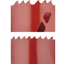 Detailansicht einer Metallsägeblattspitze