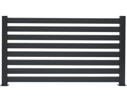 Élément de clôture avec des barres horizontales