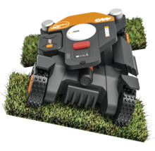 Mähroboter auf Rasen