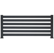 Élément de clôture avec barreaux horizontaux