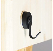 Crochet magnétique pour fixation sur surfaces