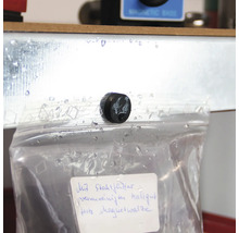 Fermeture magnétique sur un sac transparent