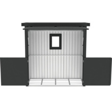 Abri de jardin ouvert avec fenêtre