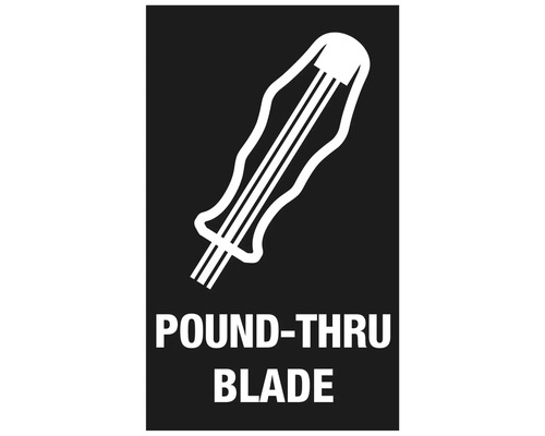 Symbol für durchgehende Klinge