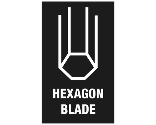 Symbol für Sechskantklinge