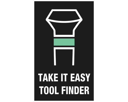 Symbole Take It Easy Tool Finder