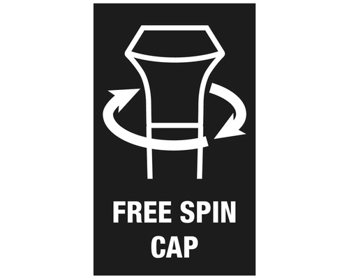 Symbole pour un bouchon rotatif libre