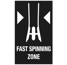 Symbole de zone à rotation rapide