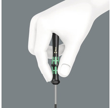 Une main tient un tournevis Wera