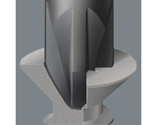 Gros plan d'une perceuse en cours d'utilisation.