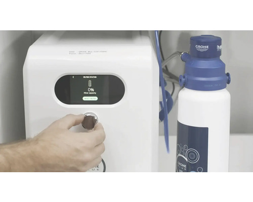 Système d'eau Grohe Blue avec filtre et élément de commande