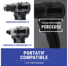 Perceuse-visseuse sans fil et visseuse à percussion sans fil pour le bricoleur