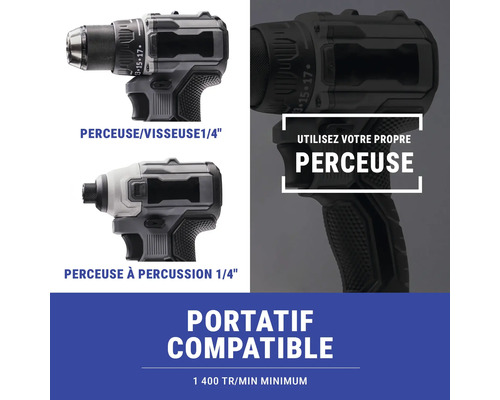 Perceuse-visseuse sans fil et visseuse à percussion sans fil pour le bricoleur