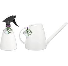 Pflanzensprüher und Giesskanne aus Kunststoff