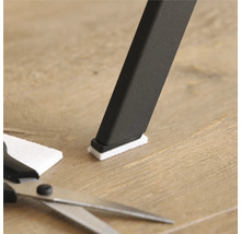 Stuhlbein mit Filzgleiter zum Schutz des Bodens vor Kratzern