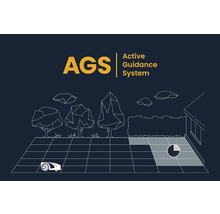 Illustration du système de guidage actif pour robots tondeuses