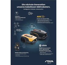 Robots tondeuses sans fil avec navigation GPS RKT et connexion de données mobile de Stiga.