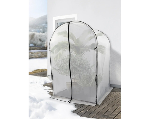Tente pour plantes pour la protection hivernale des plantes dans le jardin