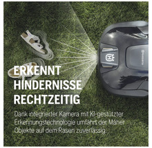 La tondeuse robot Husqvarna évite les obstacles à temps grâce à la caméra