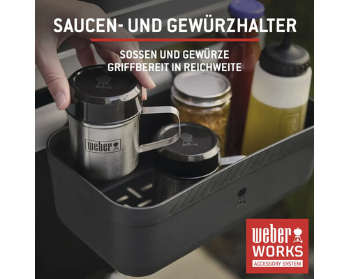 Support à sauces et à épices pour ranger les sauces barbecue et les épices