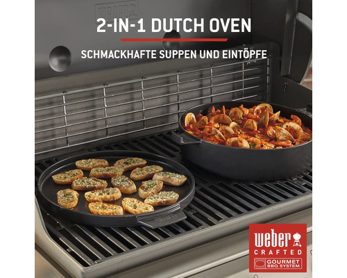 Barbecue à gaz Weber Spirit E-425 GBS noir 4 brûleurs avec plancha