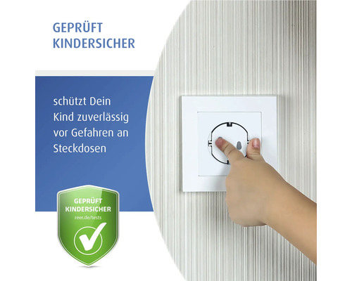 Prise de courant sécurisée pour enfants avec mécanisme de protection contre les chocs électriques