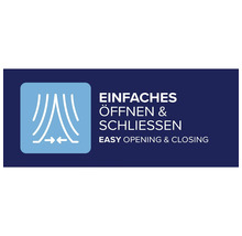 Symbole d'ouverture et de fermeture faciles