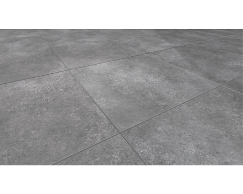 Sol carrelé avec des carreaux carrés gris