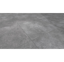 Sol carrelé avec des carreaux carrés gris