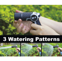 Pistolet d'arrosage pour tuyau d'arrosage avec trois modèles de pulvérisation