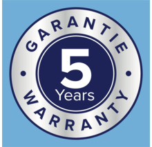 Fünf Jahre Garantie Symbol