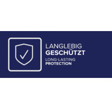 Langlebig geschützt Symbol