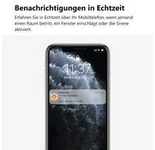 Téléphone portable avec notification de détection de personne