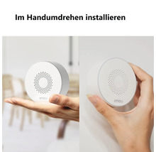 Installation facile d'un détecteur de fumée à la main