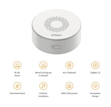 Capteur d'alarme Imou avec alarme 85 décibels, protection antivol et ZigBee 3.0