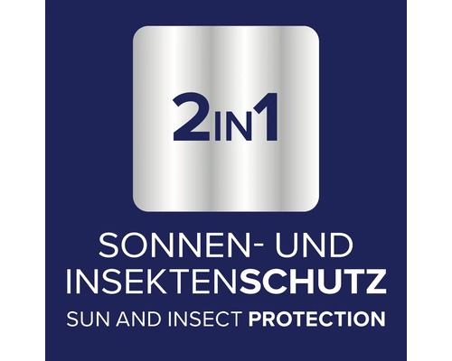 Protection solaire et anti-insectes 2 en 1