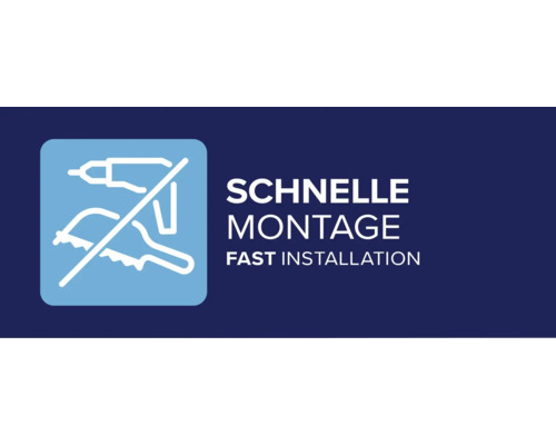 Schnelle Montage ohne Bohren und Sägen