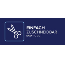 Einfach zuschneidbar