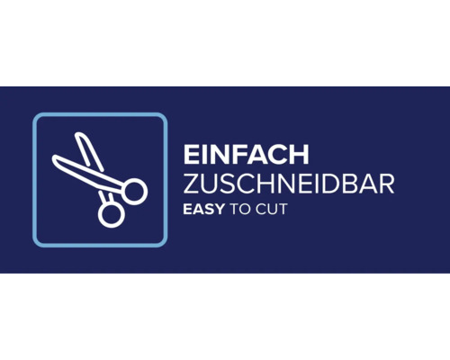 Einfach zuschneidbar