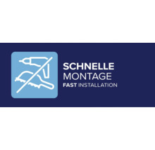 Schnelle Montage ohne Bohren und Sägen
